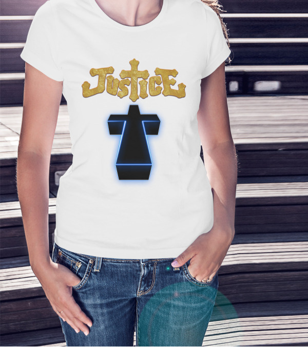 Justice Neon Cross T-Shirt