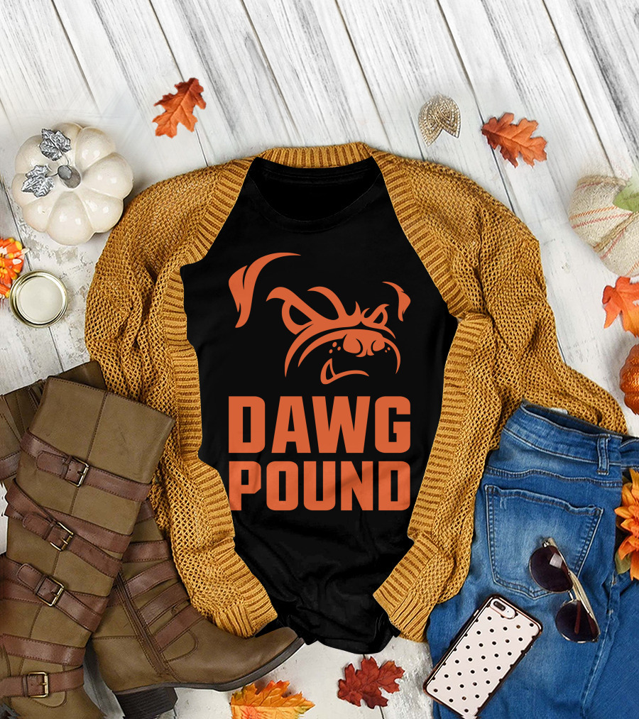 Dawg Pound Cleveland Browns Football Fan Gear T-Shirt