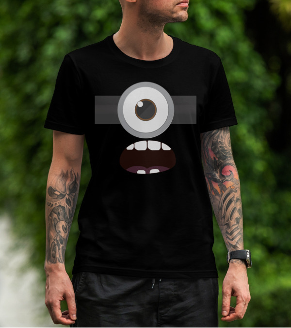 Minion One-Eyed Funny Face Expression T-Shirt