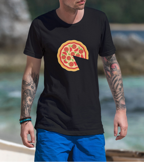 I Never Met A Pizza Like You Funny Food Lover Pepperoni T-Shirt