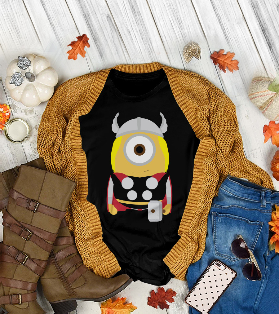 Minion Thor Superhero Mashup T-Shirt