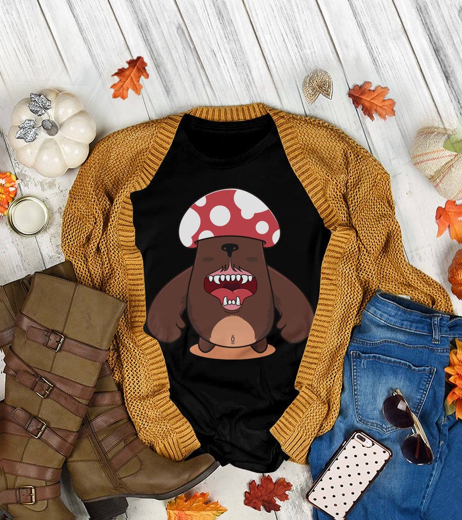 Beast Mushroom Monster New Spotted Cap Creature T-Shirt