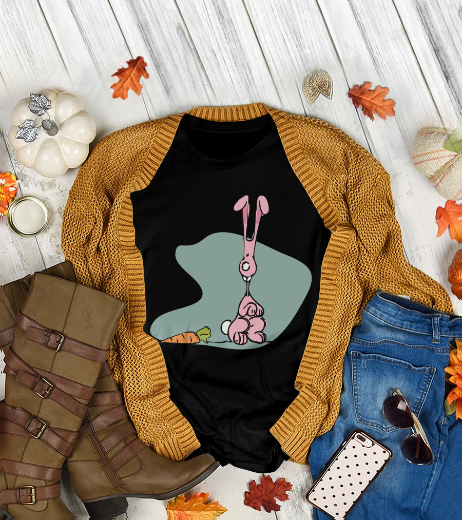 Bob And The Tempting Carrot Rabbit T-Shirt
