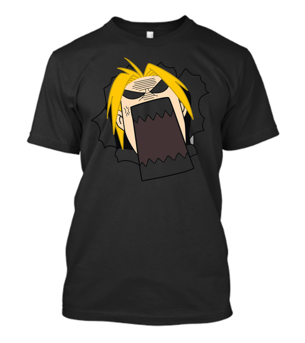 Edward Elric Angry Expression Fullmetal Alchemist T-Shirt