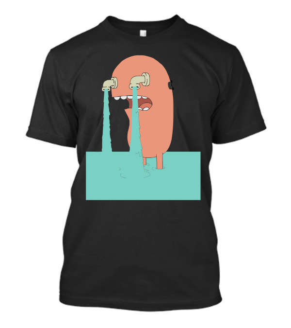 Get Over It Sas Faucet Eyes Cartoon T-Shirt