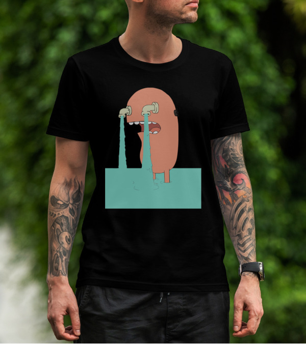 Get Over It Sas Faucet Eyes Cartoon T-Shirt