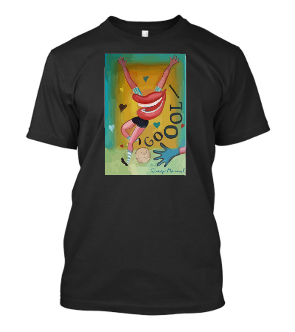 GOOL Heart Soccer Art By Diego Manuel T-Shirt