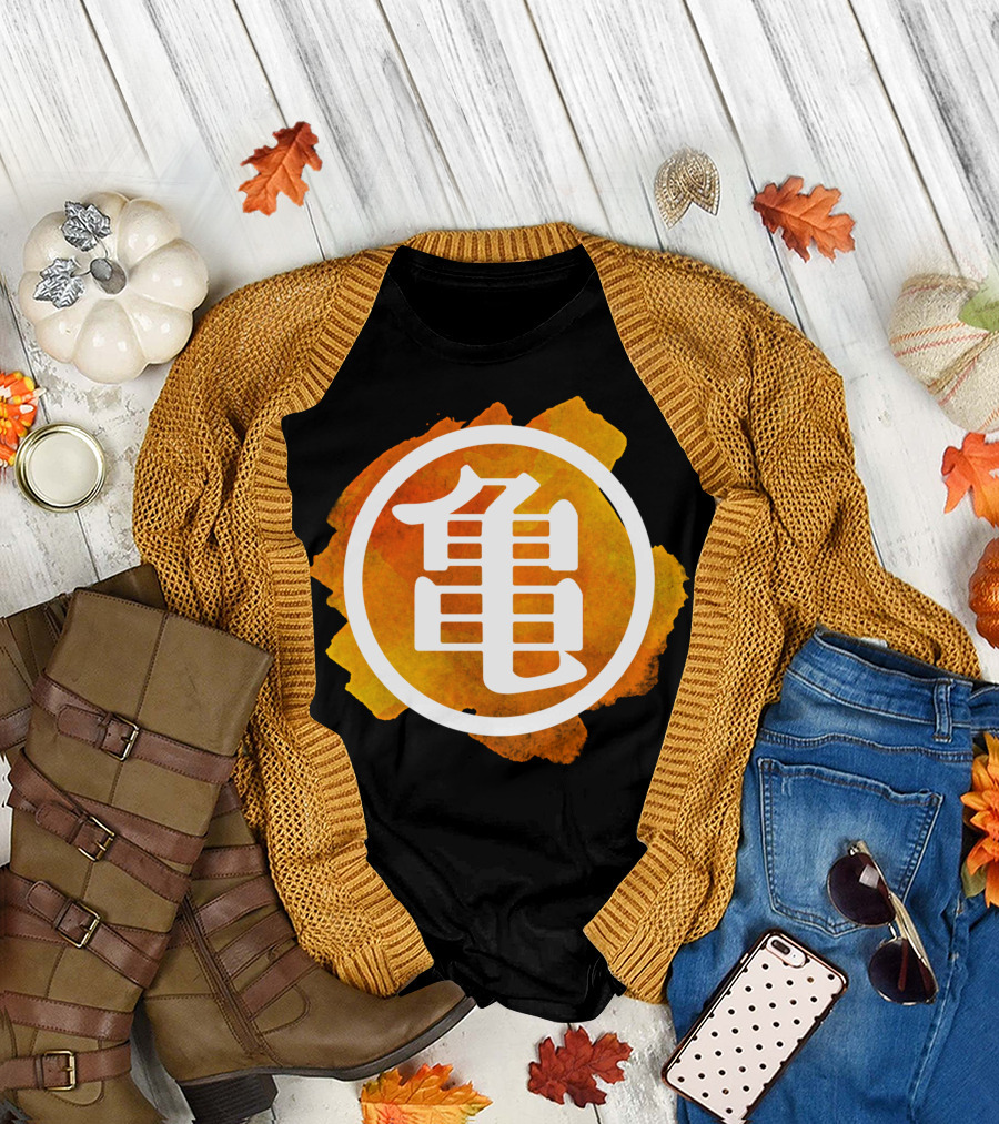Goku Watercolor Kanji T-Shirt