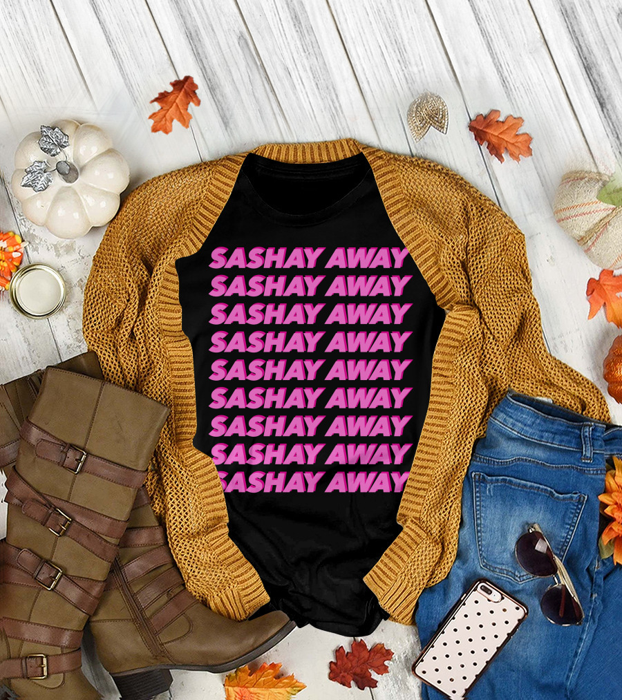 Sashay Away Repeated Pink T-Shirt