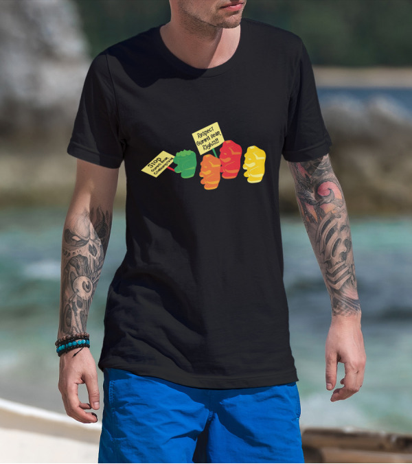 Stop Gummibear Cruelty Respect Gummi Bear Rights T-Shirt