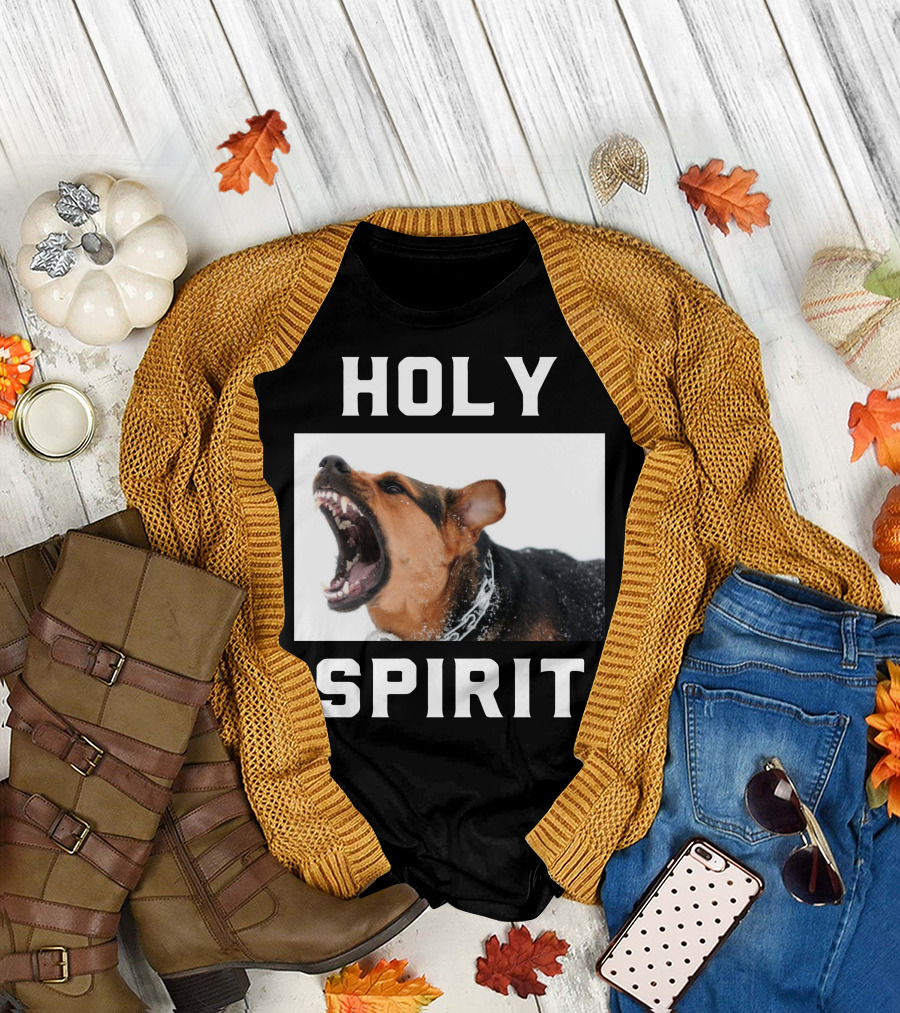 HOLY SPIRIT Fierce Dog Photography T-Shirt