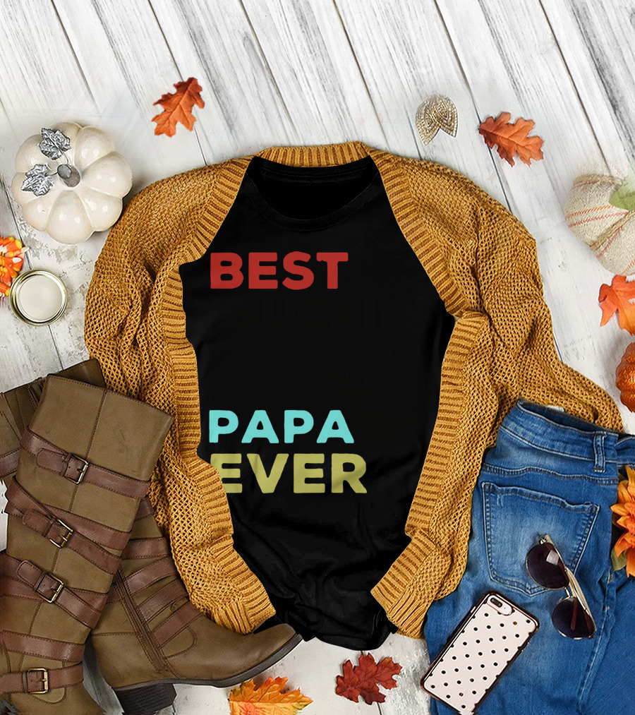 Best Buckin Papa Ever Deer T-Shirt