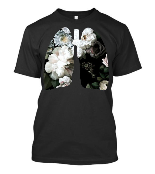Bloom Flower Breath Lungs Botanical Blossoms T-Shirt