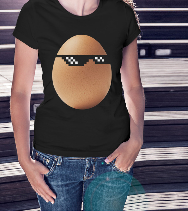 Egg Gang Egg Life Thug Life Glasses Meme T-Shirt