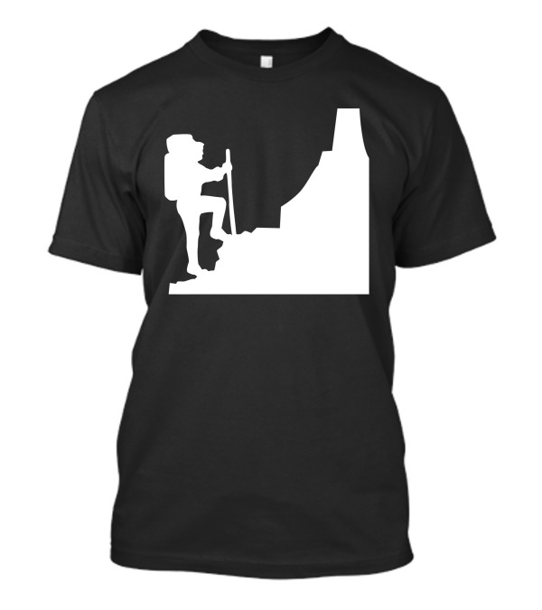 Hiker Climbing Silhouette Adventure T-Shirt