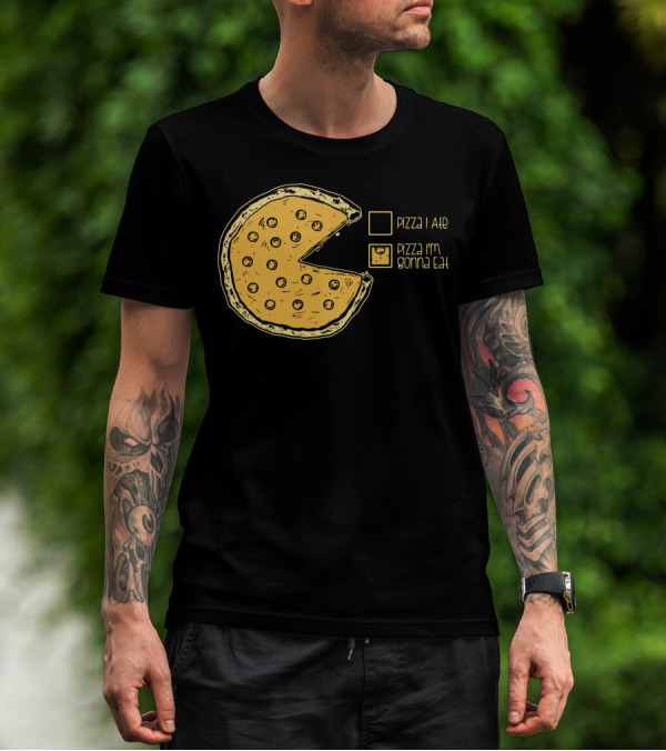 Pizza I Ate Pizza I'm Gonna Eat Pie Chart T-Shirt