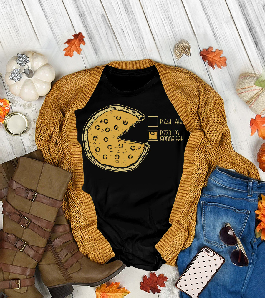 Pizza I Ate Pizza I'm Gonna Eat Pie Chart T-Shirt