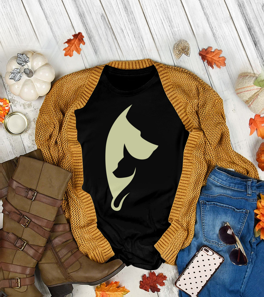 Dog Cat Silhouette Harmony T-Shirt