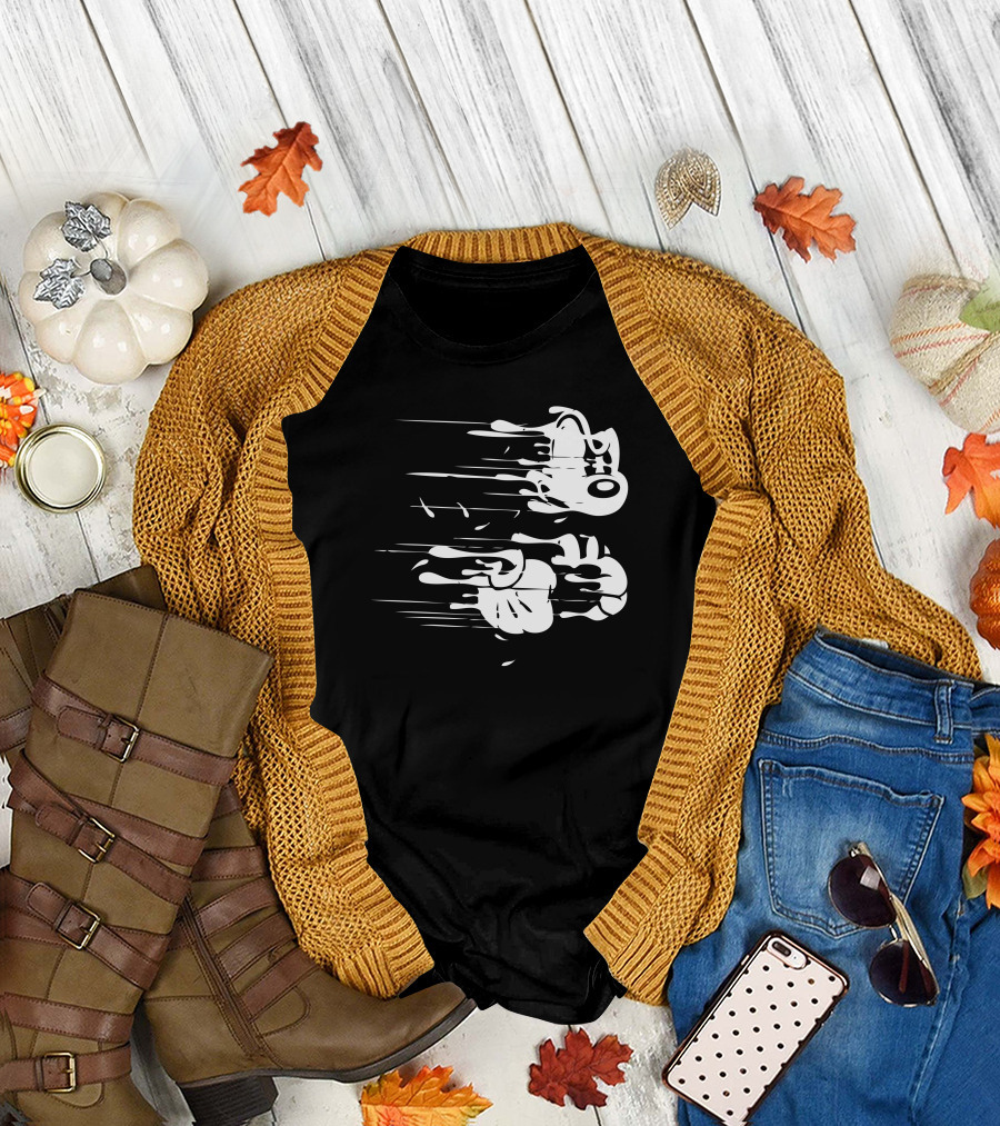 Speedy Whiskered Creature in Flight T-Shirt
