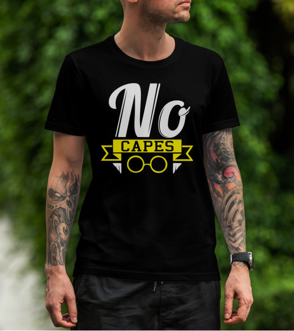 No Capes Superhero Edna Mode Inspired T-Shirt