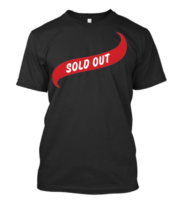 SOLD OUT Red Ribbon Wave T-Shirt