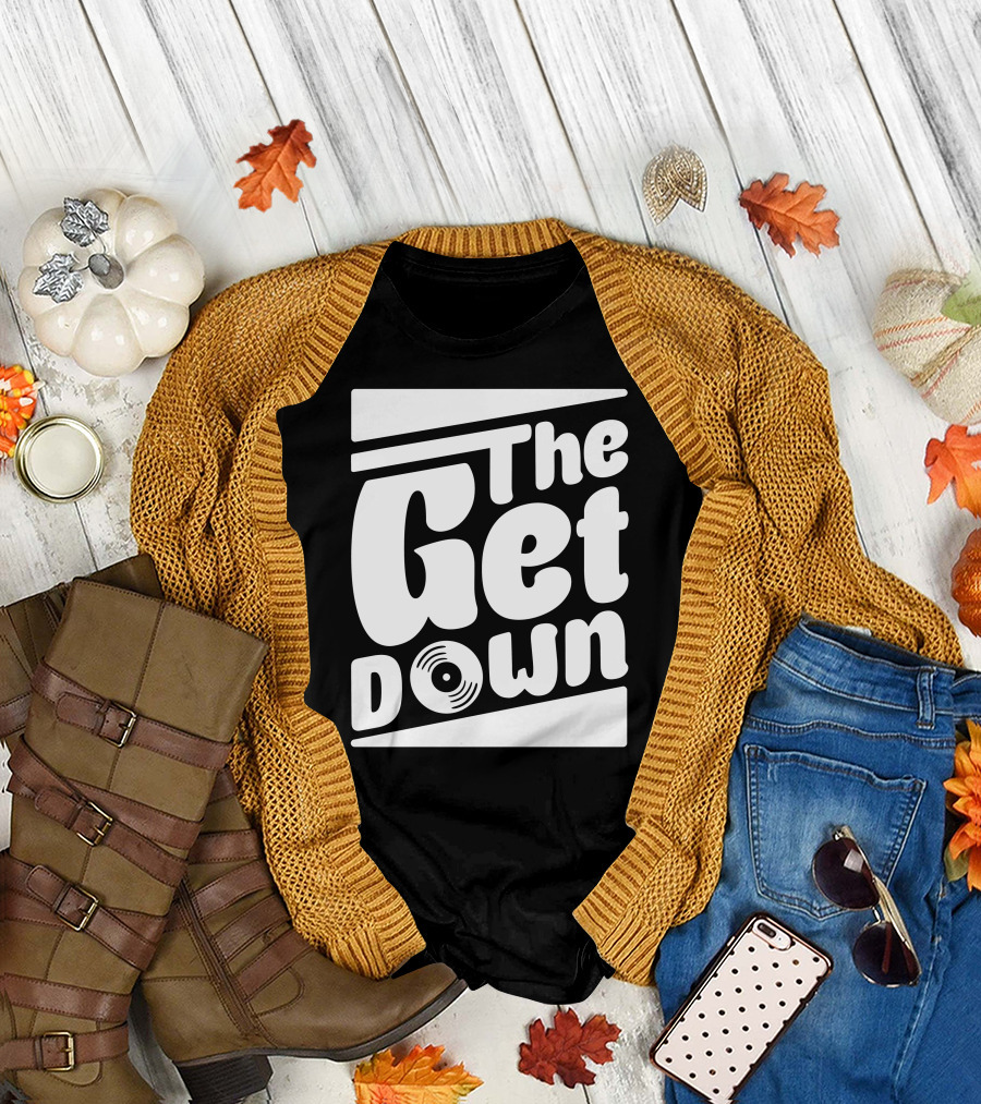 The Get Down Series Retro Vinyl Record T-Shirt