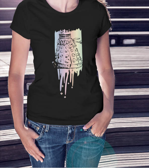 Color Dalek Pastel Drip T-Shirt