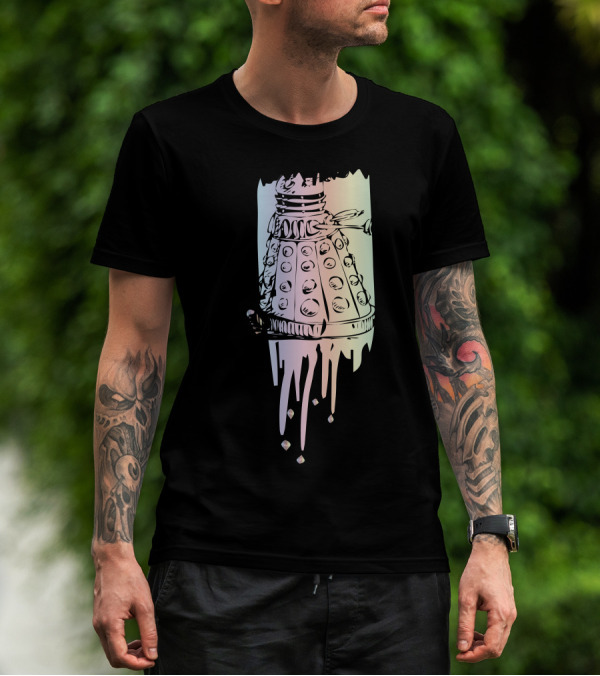 Color Dalek Pastel Drip T-Shirt