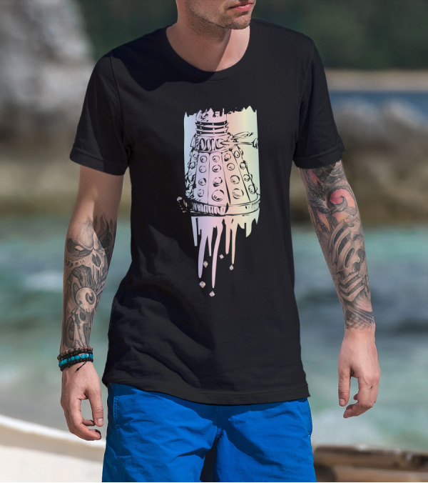 Color Dalek Pastel Drip T-Shirt