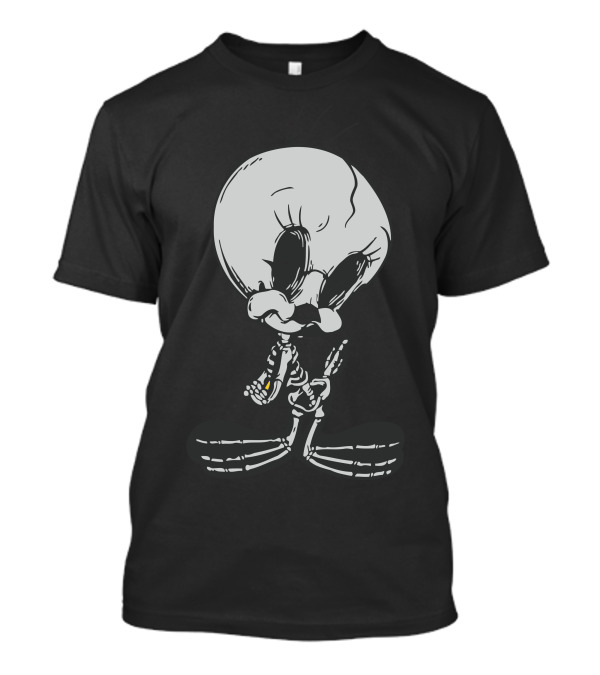 Skeleton Of Bird Tweety Bone Structure T-Shirt