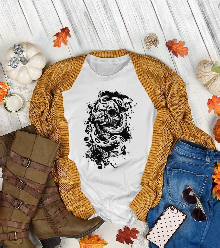 Join The Death Eaters Dark Mark Skull and Snake Fandom T-Shirt