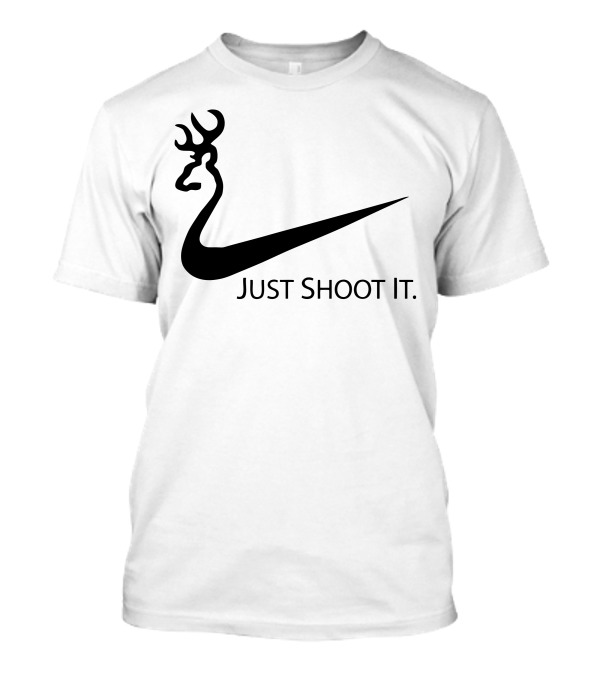 Just Shoot It Deer Swoosh T-Shirt
