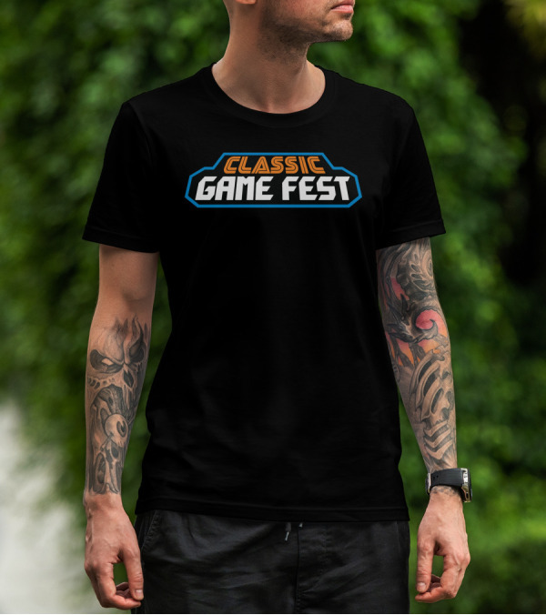 Classic Game Fest Retro Style Event T-Shirt