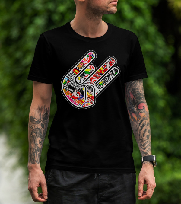 Adesivo Hand Shocker Usdm Jdm Sticker Bomb Decal T-Shirt