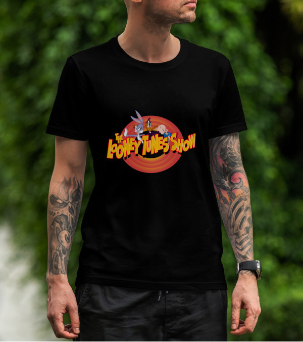 The Looney Tunes Show Bugs Daffy Porky Icon Retro T-Shirt