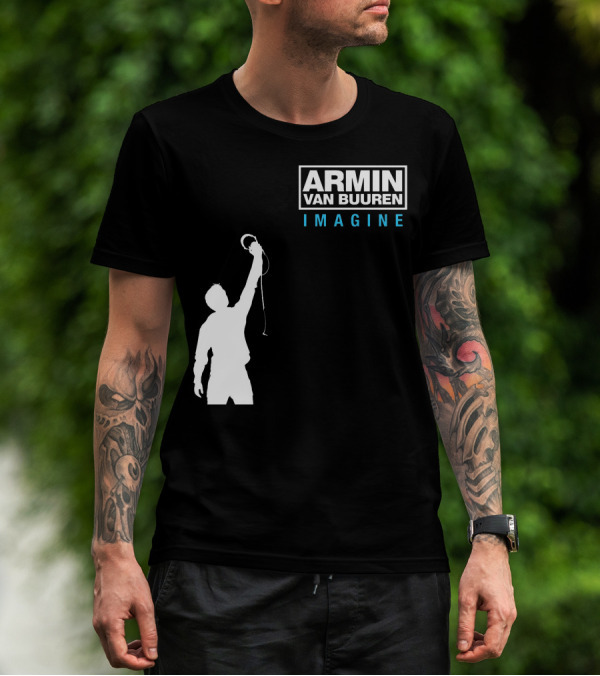 ARMIN VAN BUUREN IMAGINE Silhouette Microphone Gesture T-Shirt