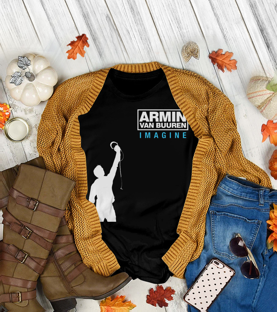 ARMIN VAN BUUREN IMAGINE Silhouette Microphone Gesture T-Shirt