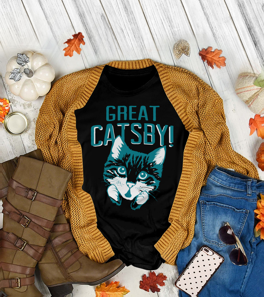 Great Catsby Cat T-Shirt