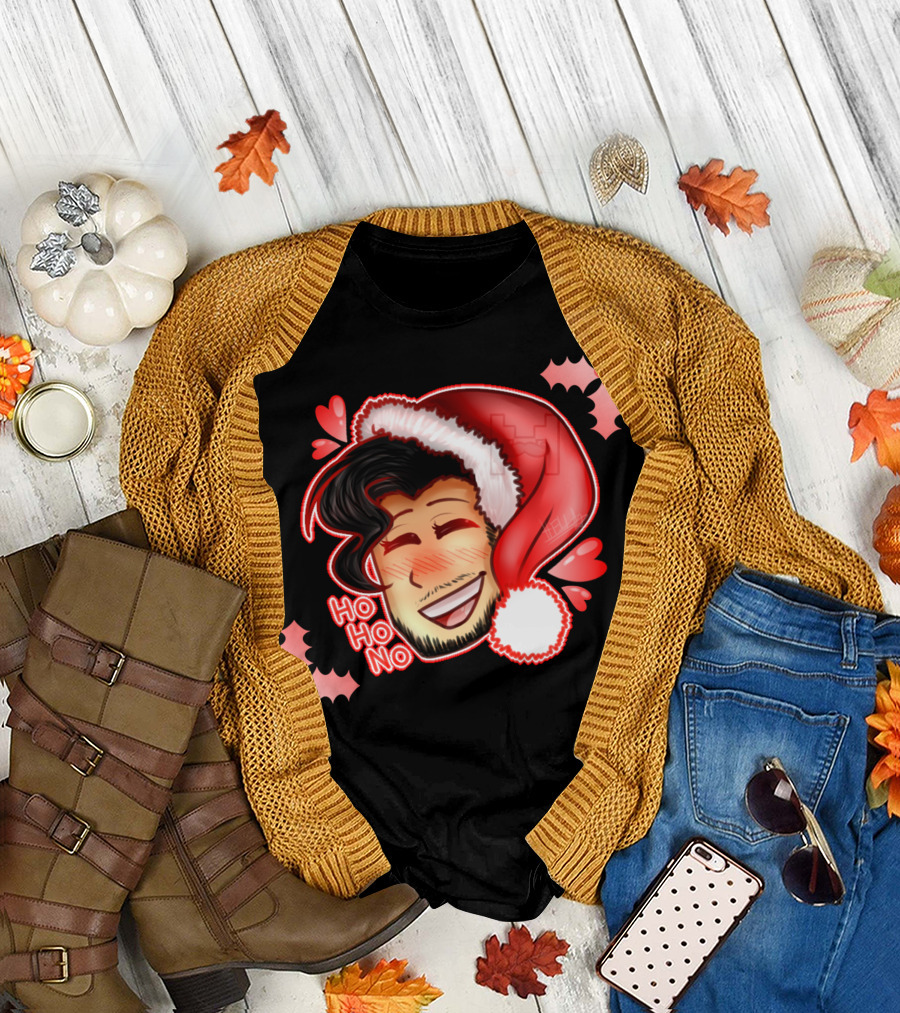 Markiplier Ho Ho No Holiday Santa Hat T-Shirt