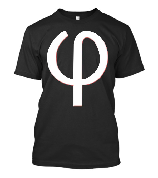 Phi By Numbers Greek Symbol Phi T-Shirt