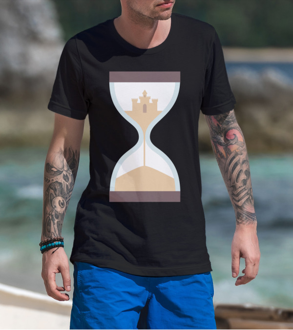 Play Time Castle Hourglass Sand Timer T-Shirt