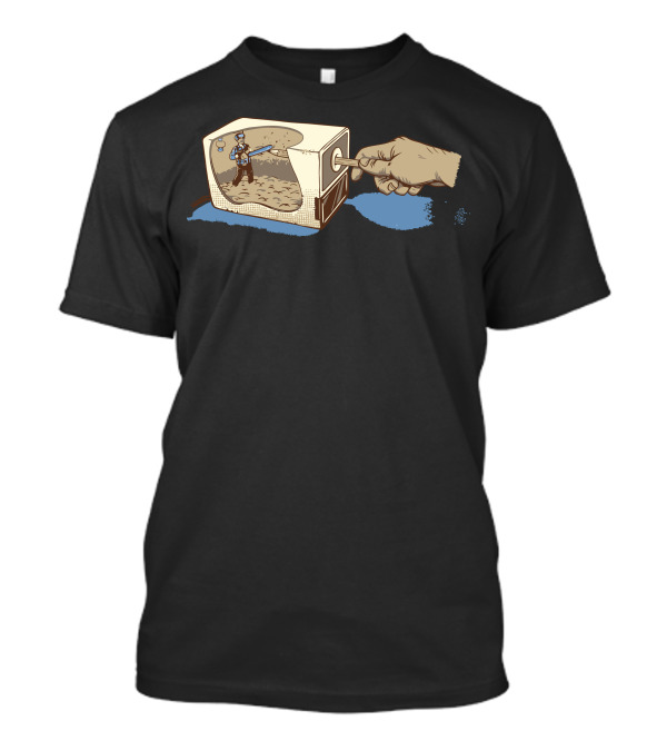 Secret Of The Sharpener Warrior Inside Pencil Shavings T-Shirt