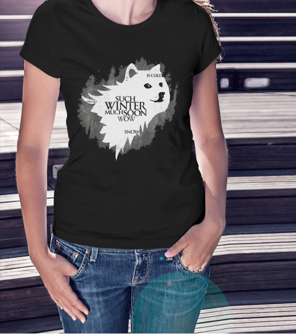 Such Winter Much Soon Wow Snow Oh No Is Cold T-Shirt