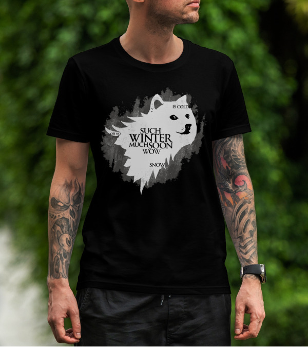 Such Winter Much Soon Wow Snow Oh No Is Cold T-Shirt
