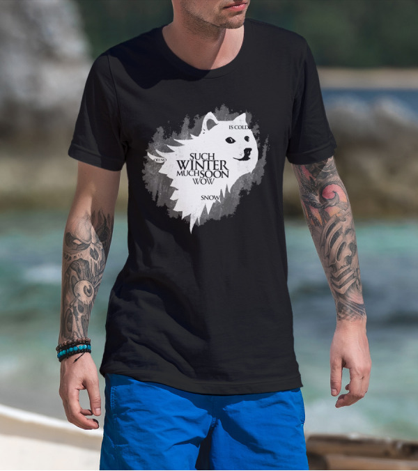 Such Winter Much Soon Wow Snow Oh No Is Cold T-Shirt