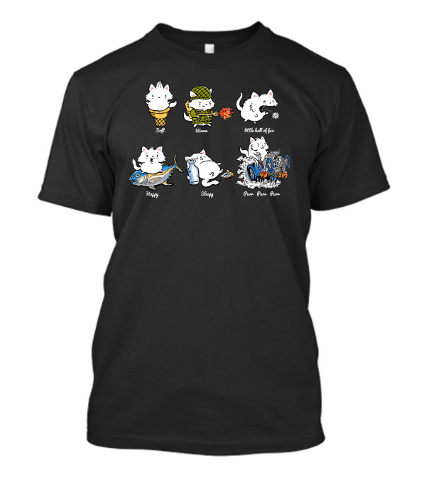 Soft Warm Little Ball Of Fur Happy Sleepy Purr Purr Purr T-Shirt