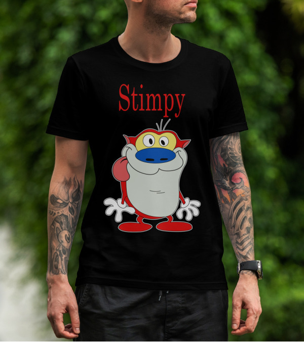 Stimpy Character From The Ren And Stimpy Show T-Shirt