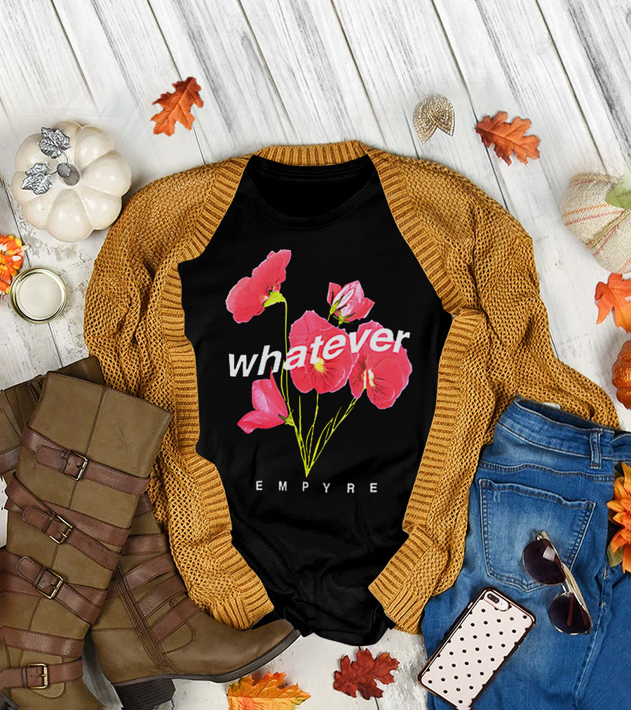 Empyre Whatever Forever Red Floral Poppies T-Shirt