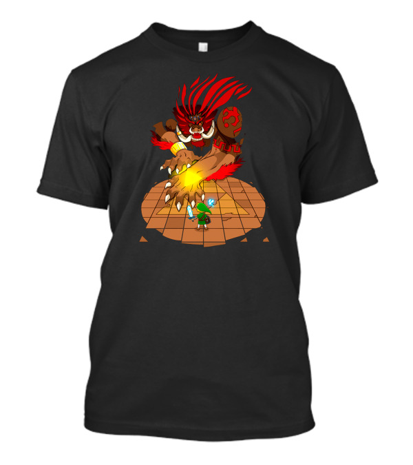 Final Boss Showdown With Hero On Triforce Arena T-Shirt