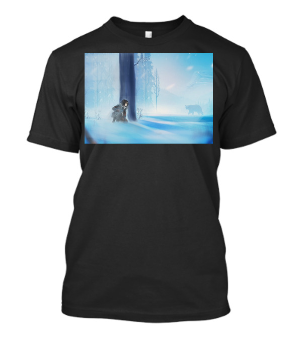 Hide And Seek Snowy Forest Adventure With Bear T-Shirt